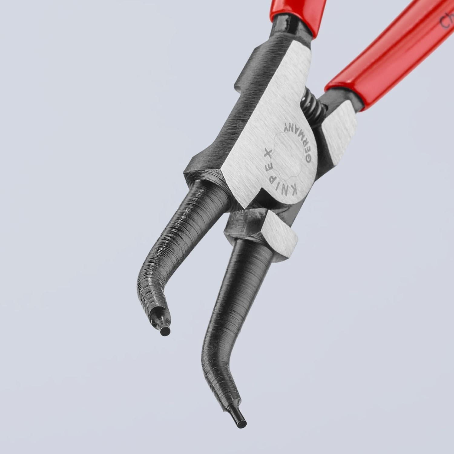Knipex 46 31 A22 External 45&deg; Angled Snap Ring Pliers-Forged Tips