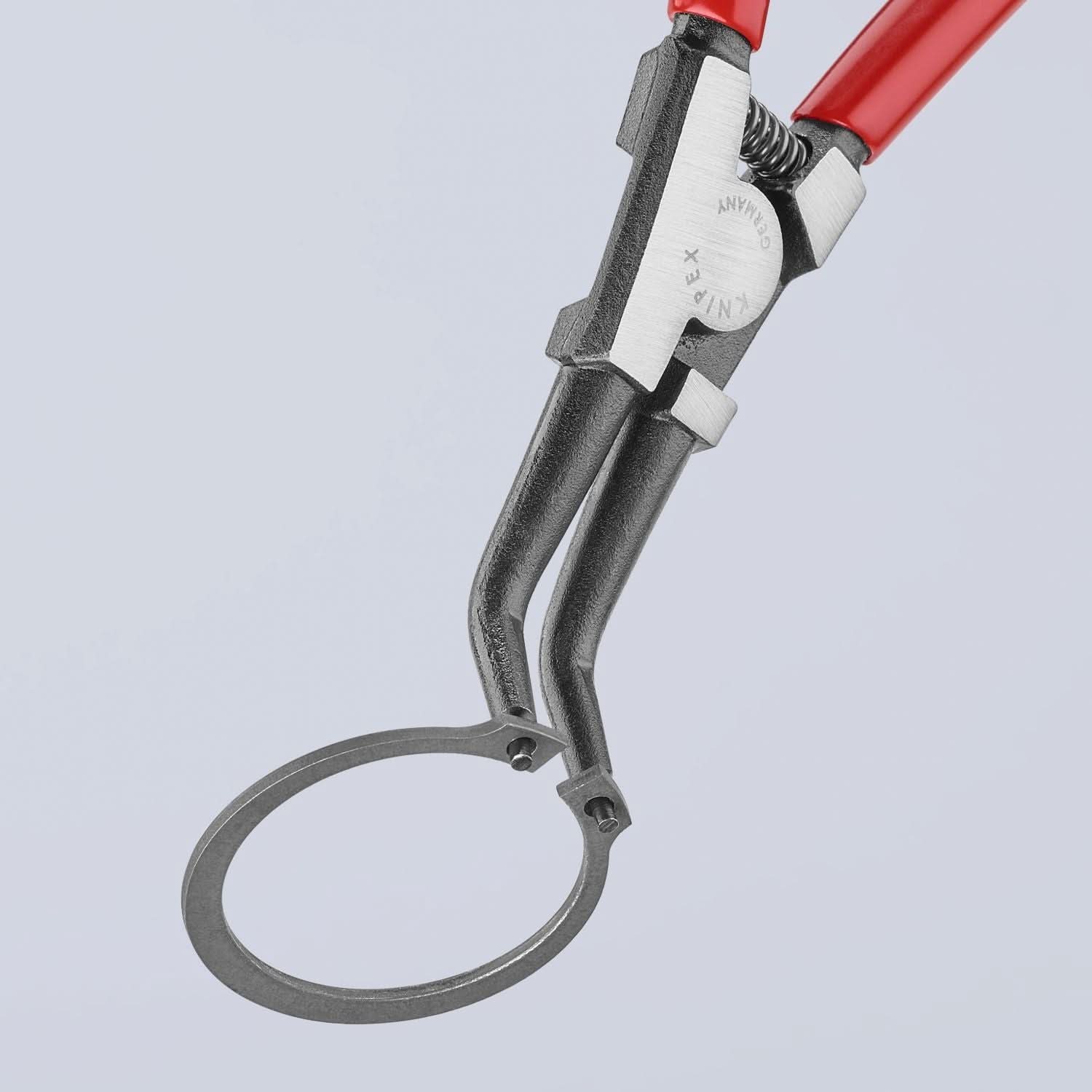 Knipex 46 31 A32 External 45&deg; Angled Snap Ring Pliers-Forged Tips