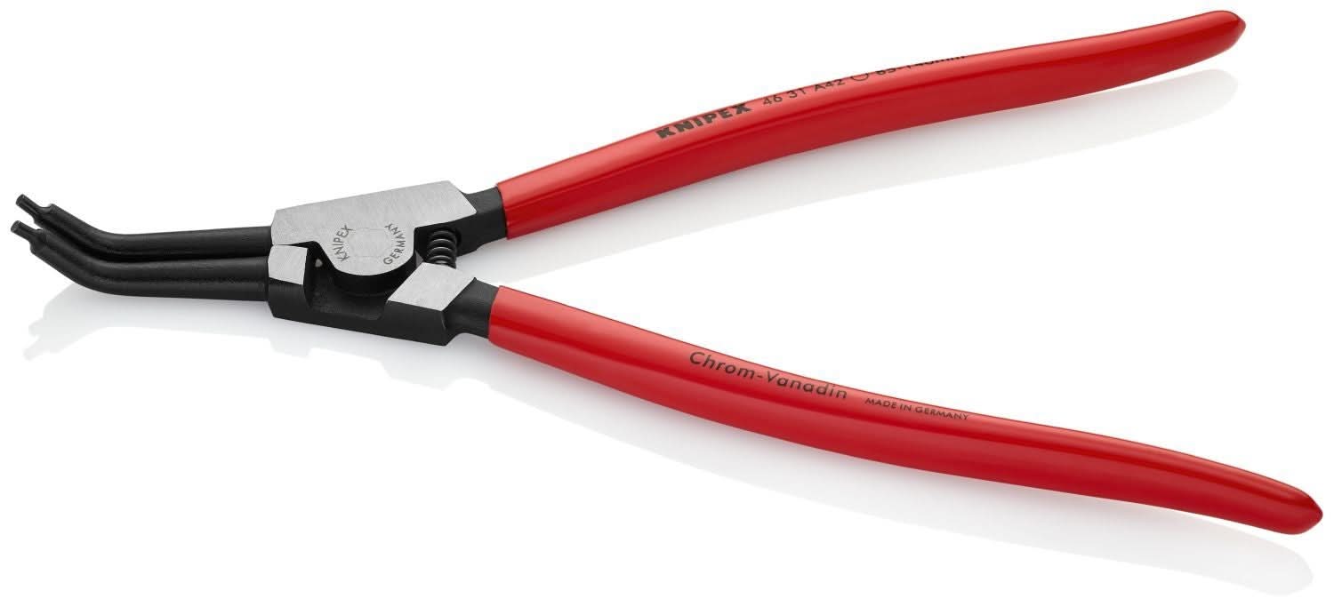Knipex 46 31 A42 External 45&deg; Angled Snap Ring Pliers-Forged Tips