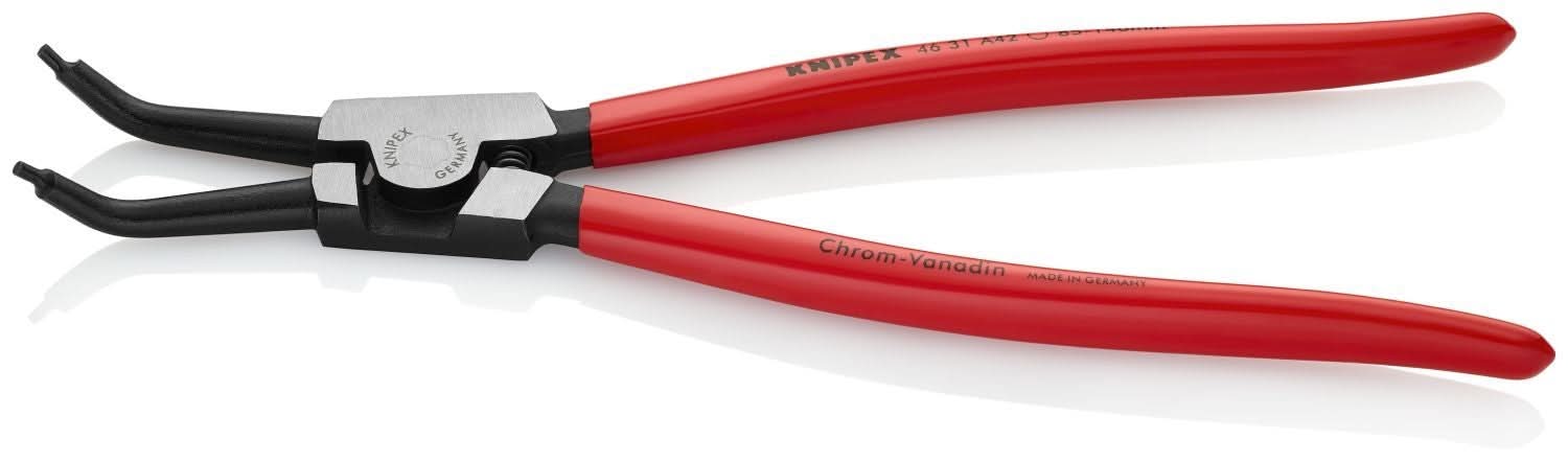 Knipex 46 31 A42 External 45&deg; Angled Snap Ring Pliers-Forged Tips