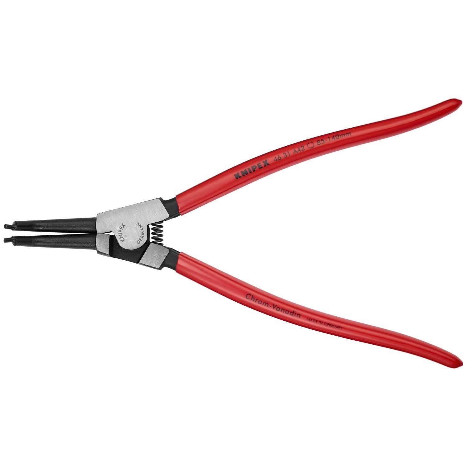 Knipex 46 31 A42 External 45&deg; Angled Snap Ring Pliers-Forged Tips