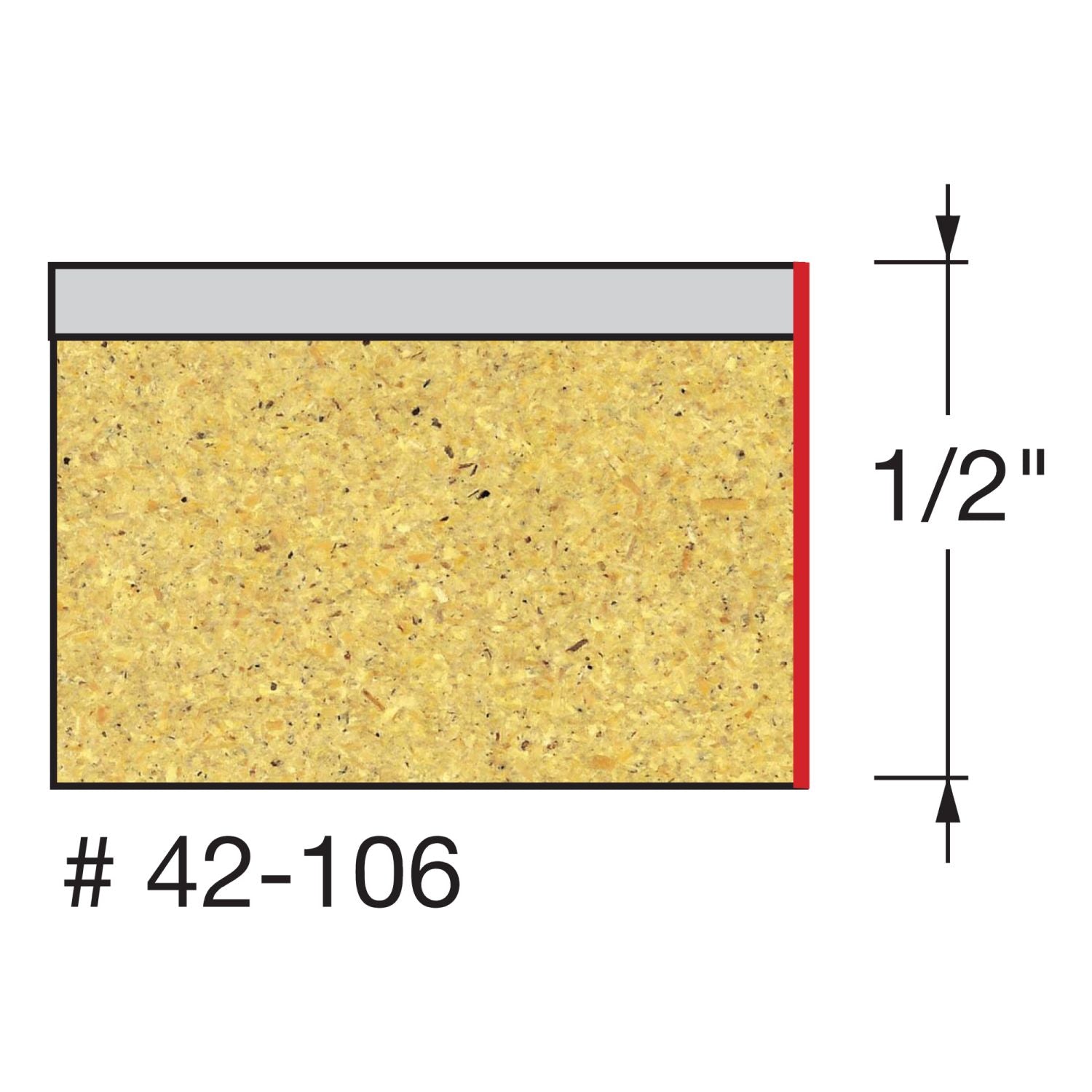 Freud 47-106 1/2 in. (Dia.) Bearing Flush Trim Bit