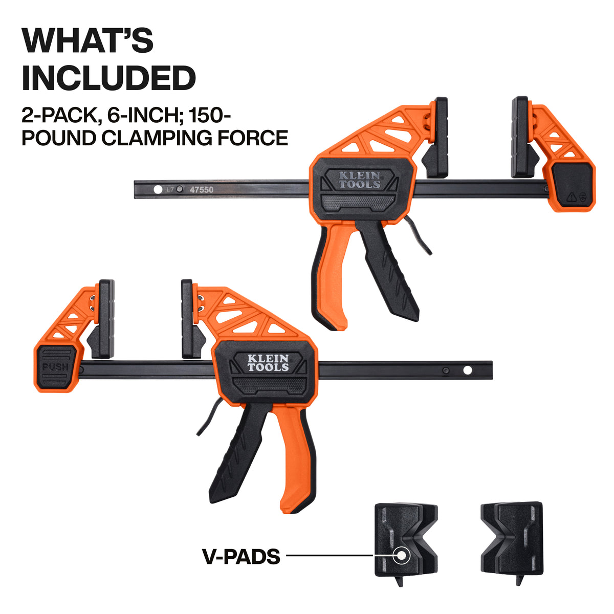 Klein Speed-Klamp 6-in. quick clamp feature view