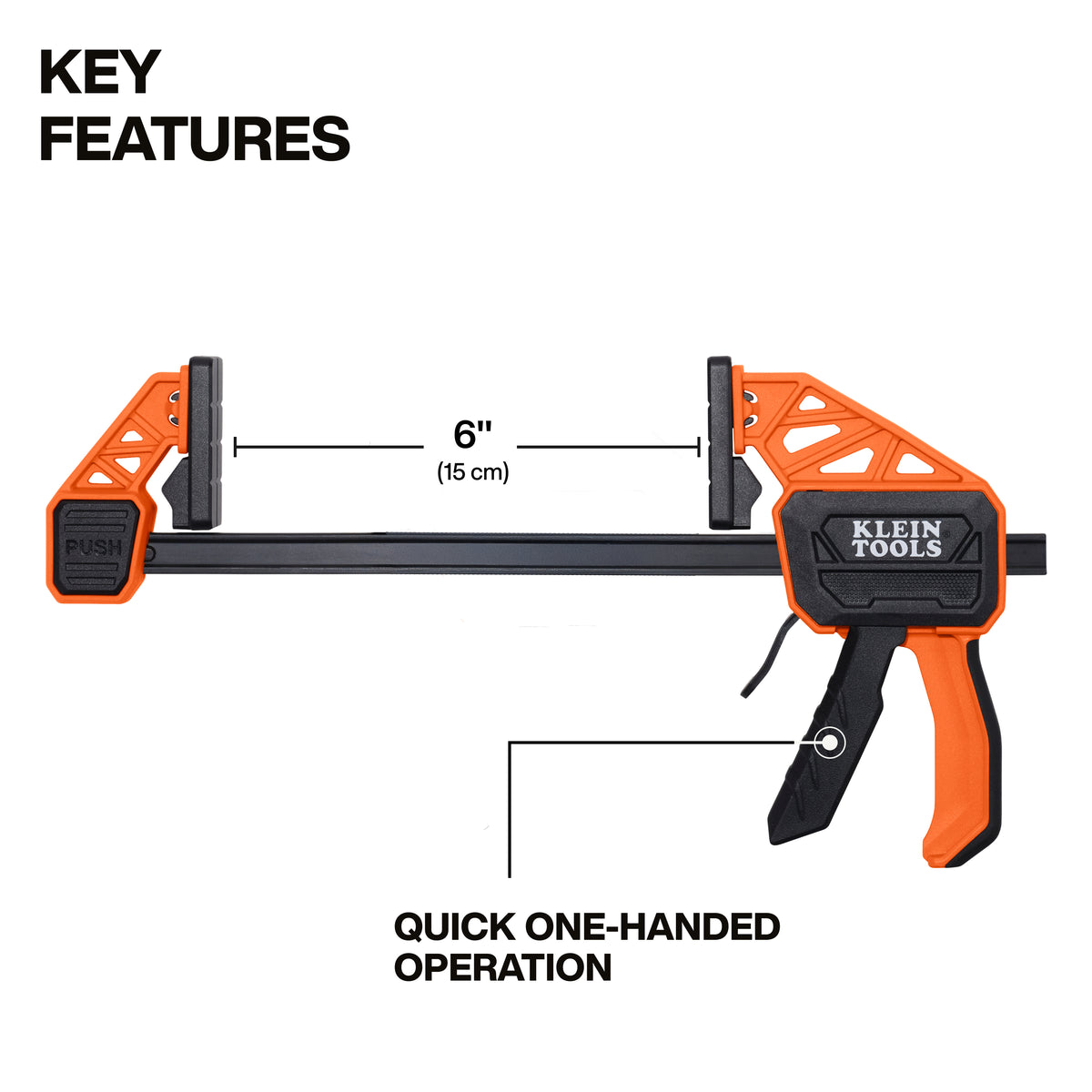 Klein Speed-Klamp 6-in. quick clamp feature view 2