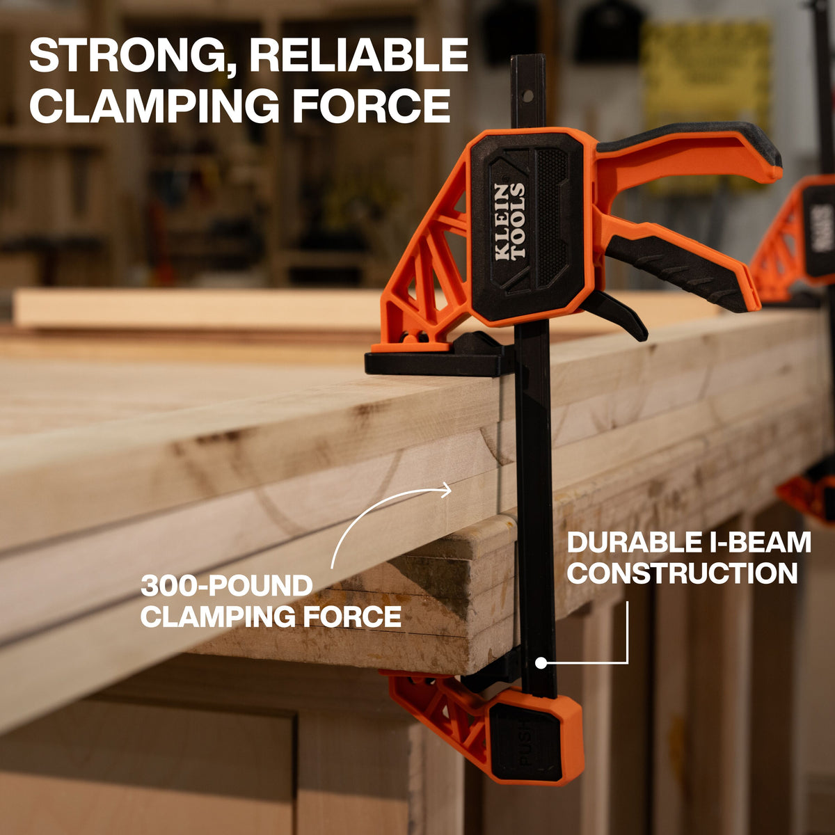 Klein Speed-Klamp 12-in. 300-lb. quick clamp feature view 3