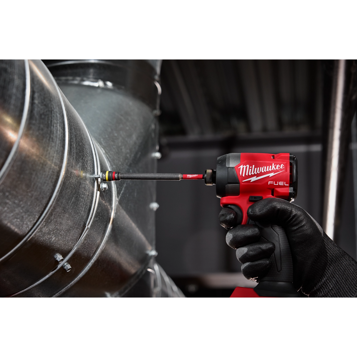Milwaukee 49-66-4745 SHOCKWAVE Impact Duty 1/4-in. and 5/16-in. x 6-in. QUIK-CLEAR 2-in-1 Magnetic Nut Driver
