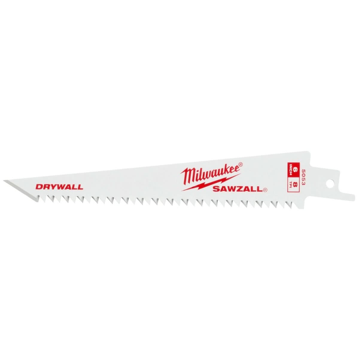 Milwaukee 48-00-5053 6" 8TPI Drywall SAWZALL Blades (3 pk)