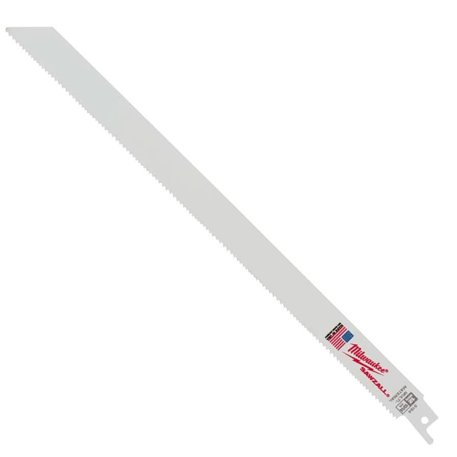 Milwaukee 48-00-5194 12" 10/14 TPI SAWZALL Recip Blades (5 Pk)