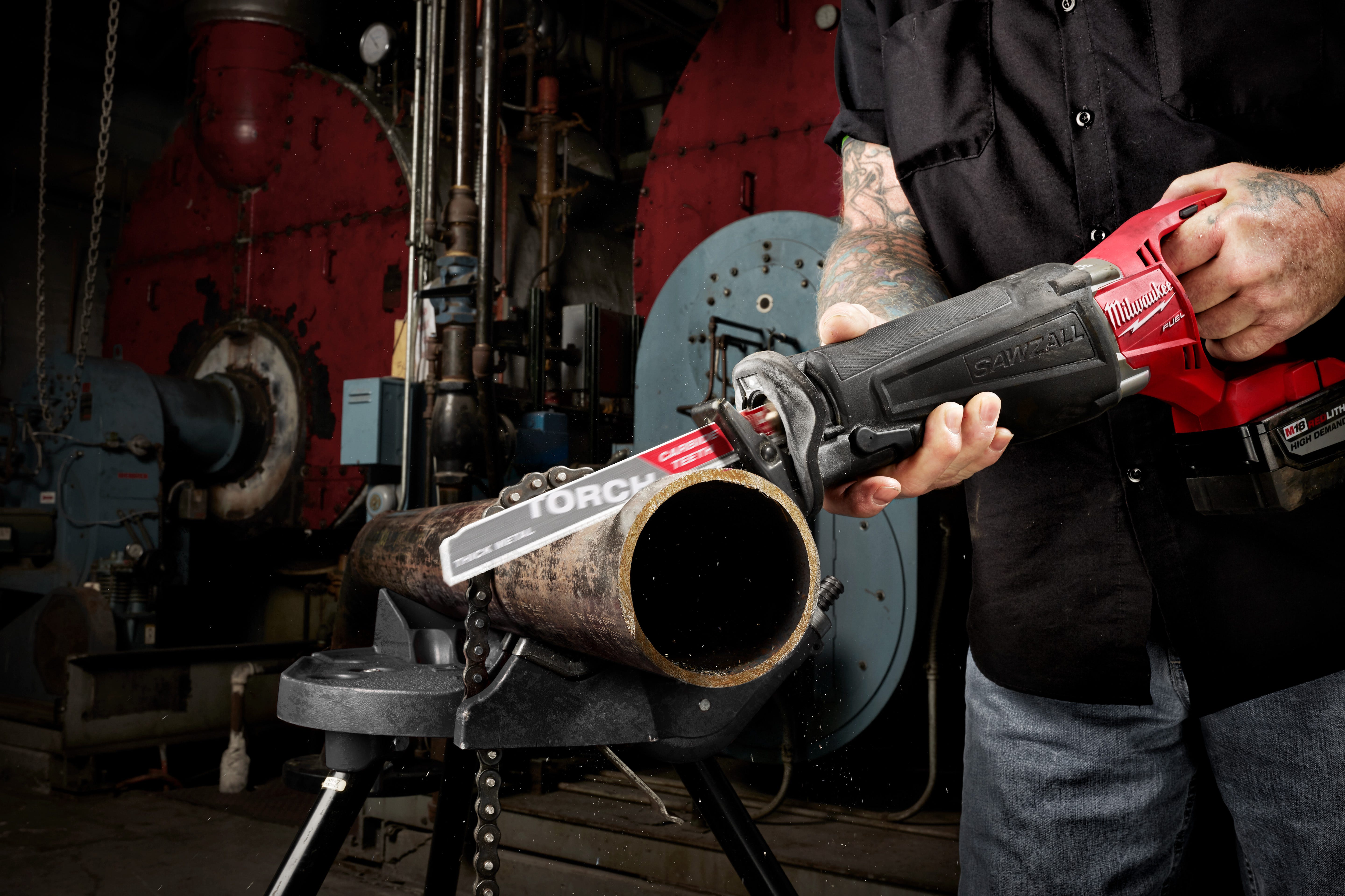 Milwaukee 48-00-5201 TORCH with Carbide Teeth Recip Saw Blade 7-TPI 6" 1-Pack