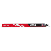 Milwaukee 48-00-5363 12-Inch 7-TPI The TORCH with NITRUS Carbide for Cast Iron SAWZALL Reciprocating Saw Blade, 3-Pack