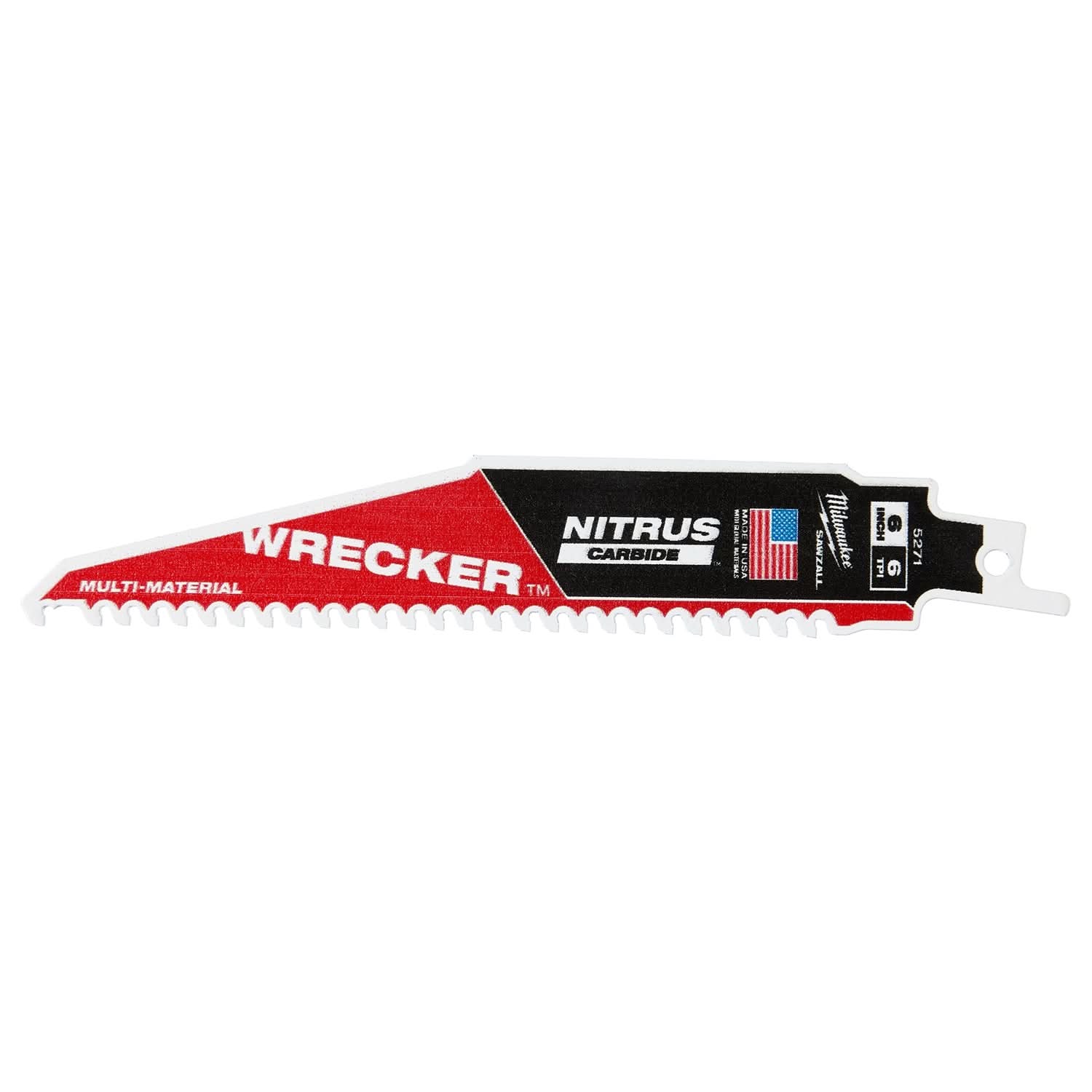 Milwaukee 48-00-5371 6" The WRECKER with NITRUS CARBIDE 3PK