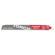 Milwaukee 48-00-5502 TORCH with Carbide Teeth Recip Saw Blade 7-TPI 9" 5-Pack