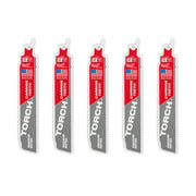 Milwaukee 48-00-5551 6" 10TPI CARBIDE MEDIUM METAL 5PK