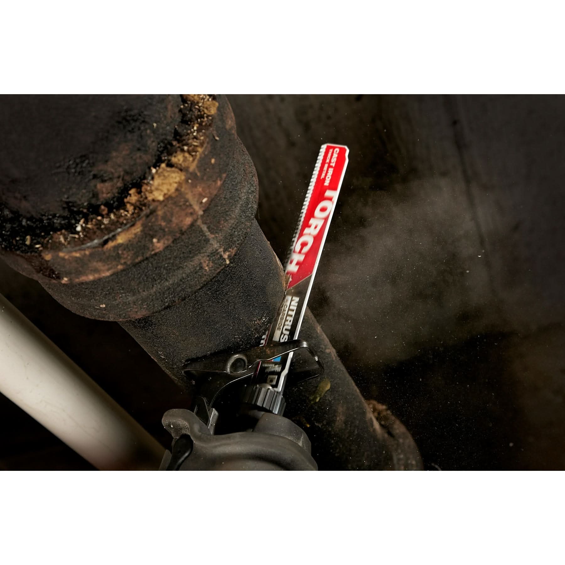 Milwaukee 48-00-5561 TORCH with NITRUS Carbide 6-Inch 7-TPI Recip Saw Blade, 5-Pack
