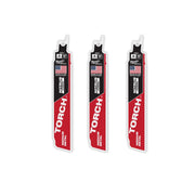 Milwaukee 48-00-6351  6" 10TPI The TORCH with NITRUS Carbide Teeth for Medium Metal 3PK