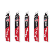 Milwaukee 48-00-6551  6" 10TPI The TORCH with NITRUS Carbide Teeth for Medium Metal 5PK