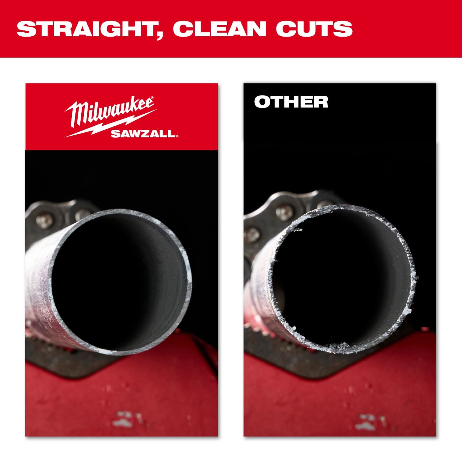 Milwaukee 48-00-6552  9" 10TPI The TORCH with NITRUS Carbide Teeth for Medium Metal 5PK