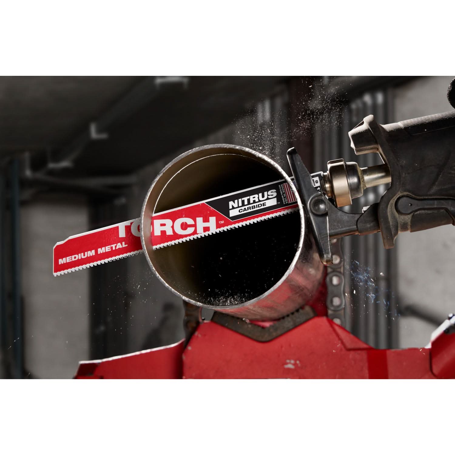 Milwaukee 48-00-6552  9" 10TPI The TORCH with NITRUS Carbide Teeth for Medium Metal 5PK