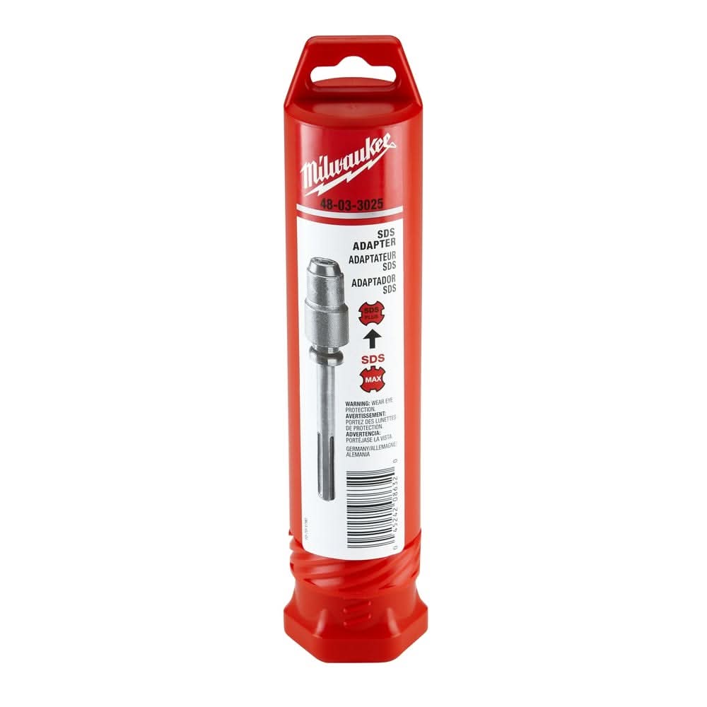 Milwaukee 48-03-3025 SDS Max to SDS Plus Bit Adapter