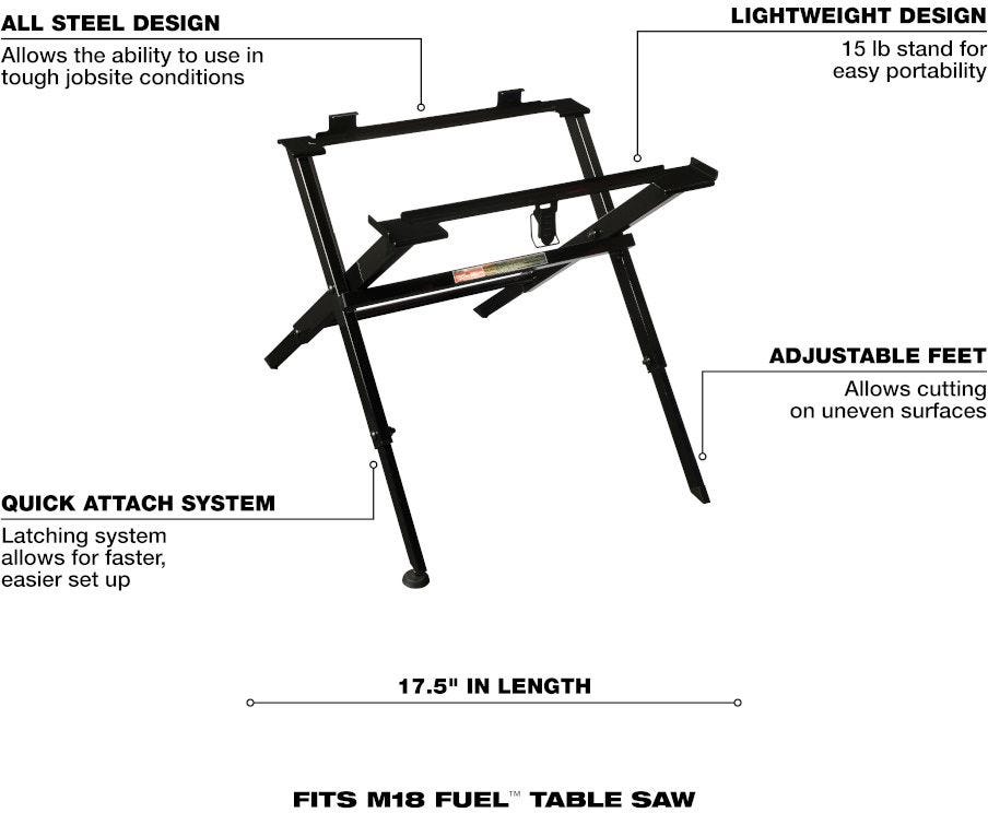 Milwaukee 48-08-0561 Folding Table Saw Stand