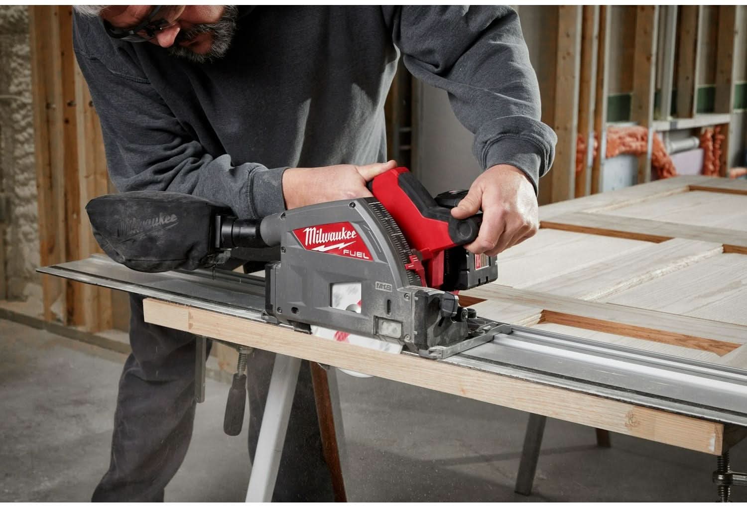 Milwaukee PROMO 48-08-0573 Track Saw Guide Rail Clamps, 2-Pack (PROMO)