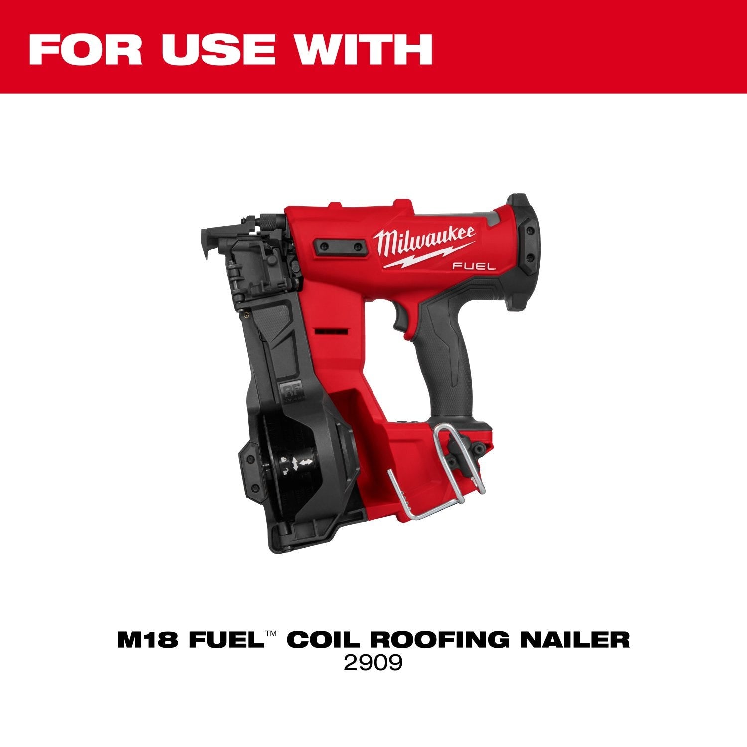 Milwaukee 48-08-2909 M18 FUEL Coil Roofing Nailer Vinyl Siding Tip