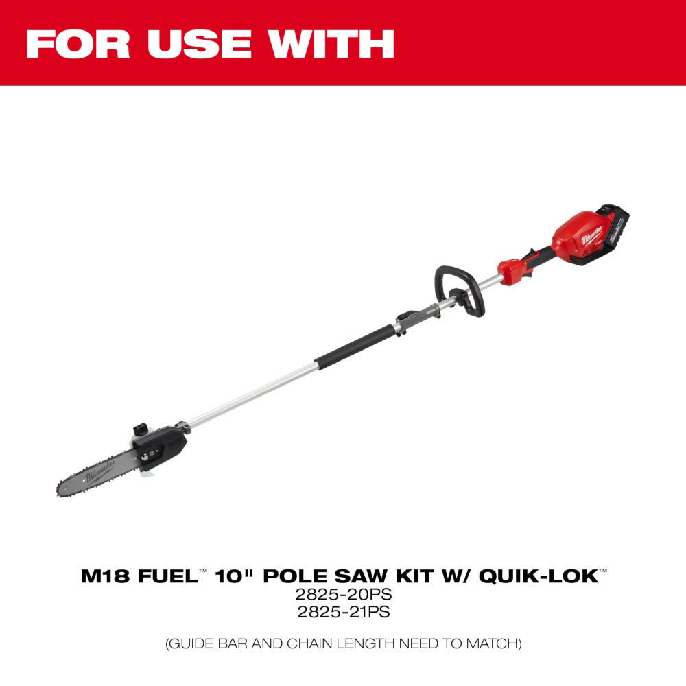 Milwaukee 48-09-5001 10-In Pole Saw Guide Bar
