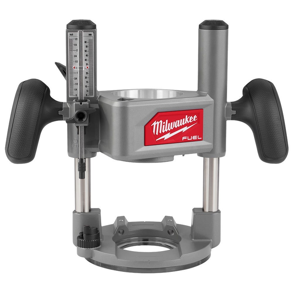 Milwaukee M18 Fuel 1/2" Router Plunge Base Only with Router Guide Rail Adapter