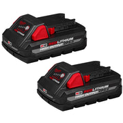Milwaukee 48-11-1837 M18 REDLITHIUM HIGH OUTPUT CP 3.0Ah Batteries, 2-Pack