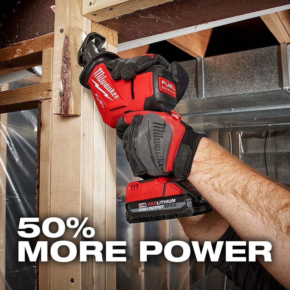Milwaukee 48-11-1837 M18 REDLITHIUM HIGH OUTPUT CP 3.0Ah Batteries, 2-Pack