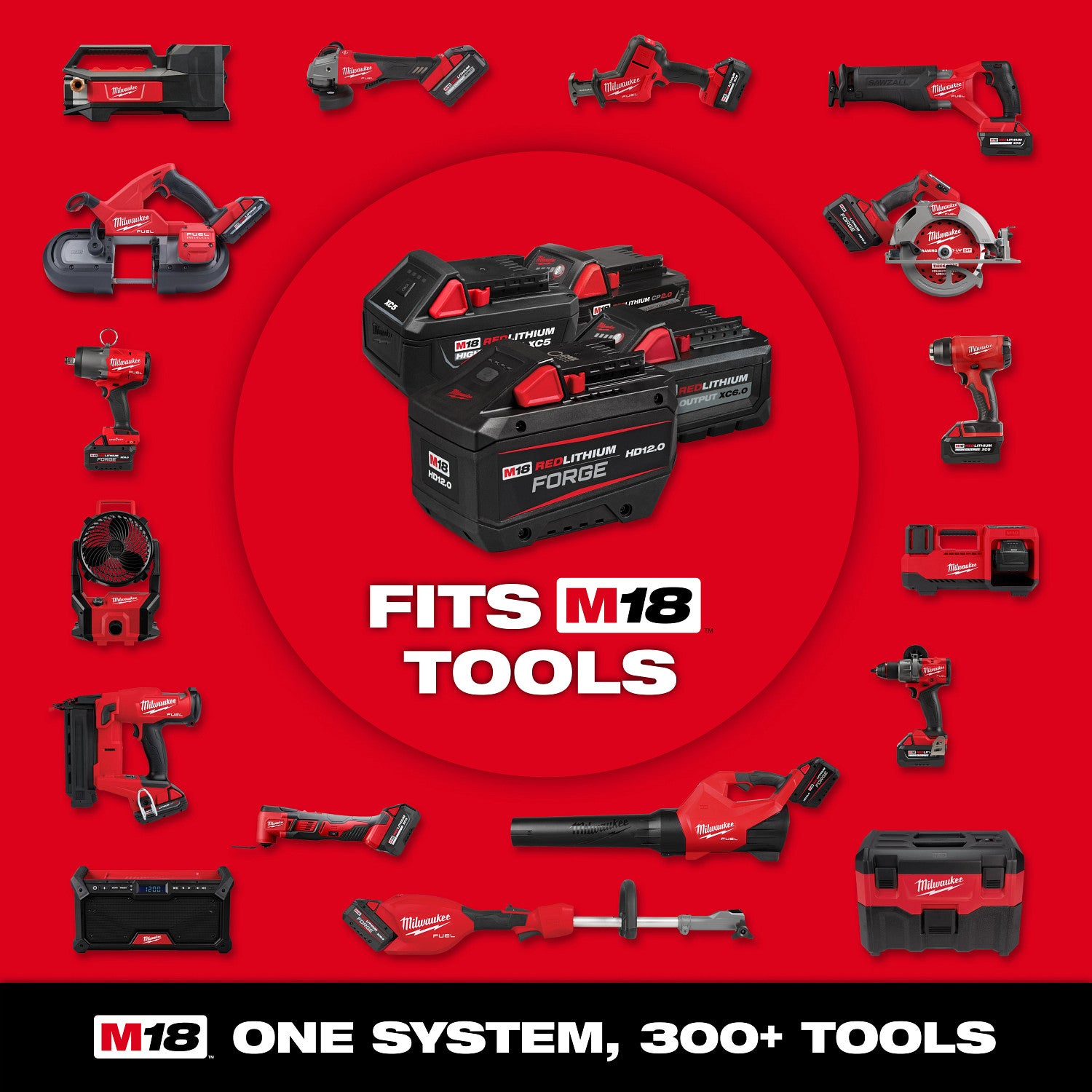 Milwaukee M18 REDLITHIUM HIGH OUTPUT XC5 5.0Ah Battery Pack (48-11-1855)