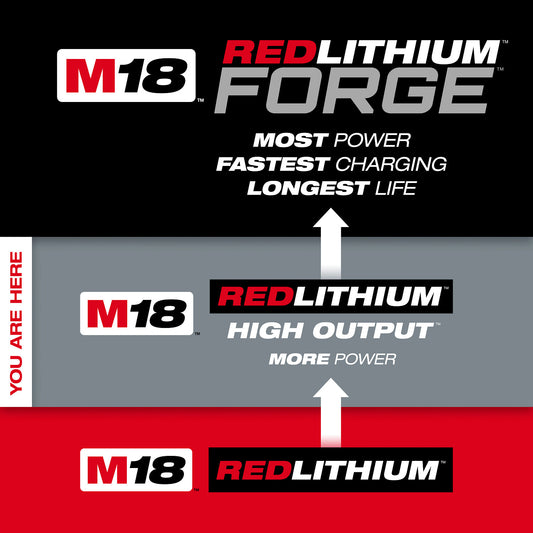 Milwaukee M18 REDLITHIUM HIGH OUTPUT XC5 5.0Ah Battery Pack (48-11-1855)