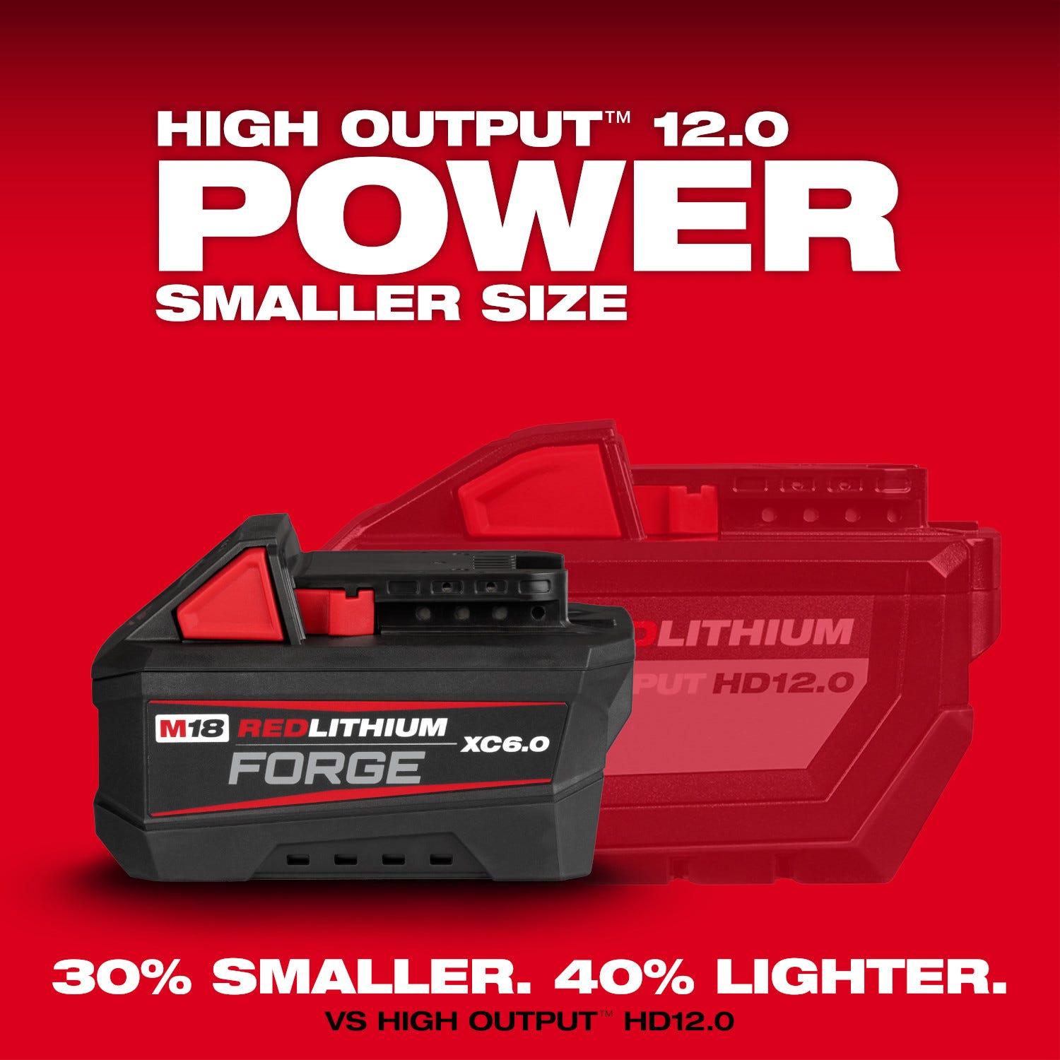 Milwaukee 48-11-1861 M18 REDLITHIUM FORGE XC6.0 Battery Pack