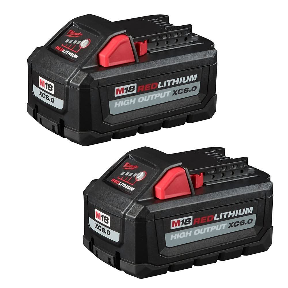 Milwaukee M18 FUEL 1/2-in. Hammer Drill and 1/4-in. Hex Impact Driver Combo Kit with M18 Battery 2-Pack