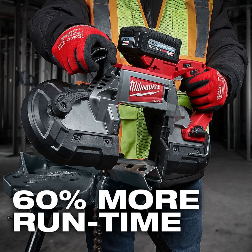 Milwaukee M18 6-1/2" Circular Saw with M18 REDLITHIUM HIGH OUTPUT XC 6.0Ah Battery 2-Pack