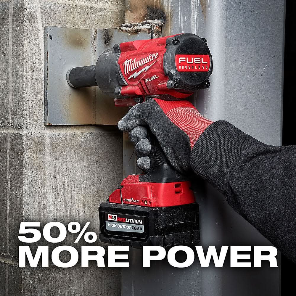 Milwaukee M18 FUEL Brushless Compact Router with M18 REDLITHIUM HIGH OUTPUT XC 6.0Ah Battery 2-Pack