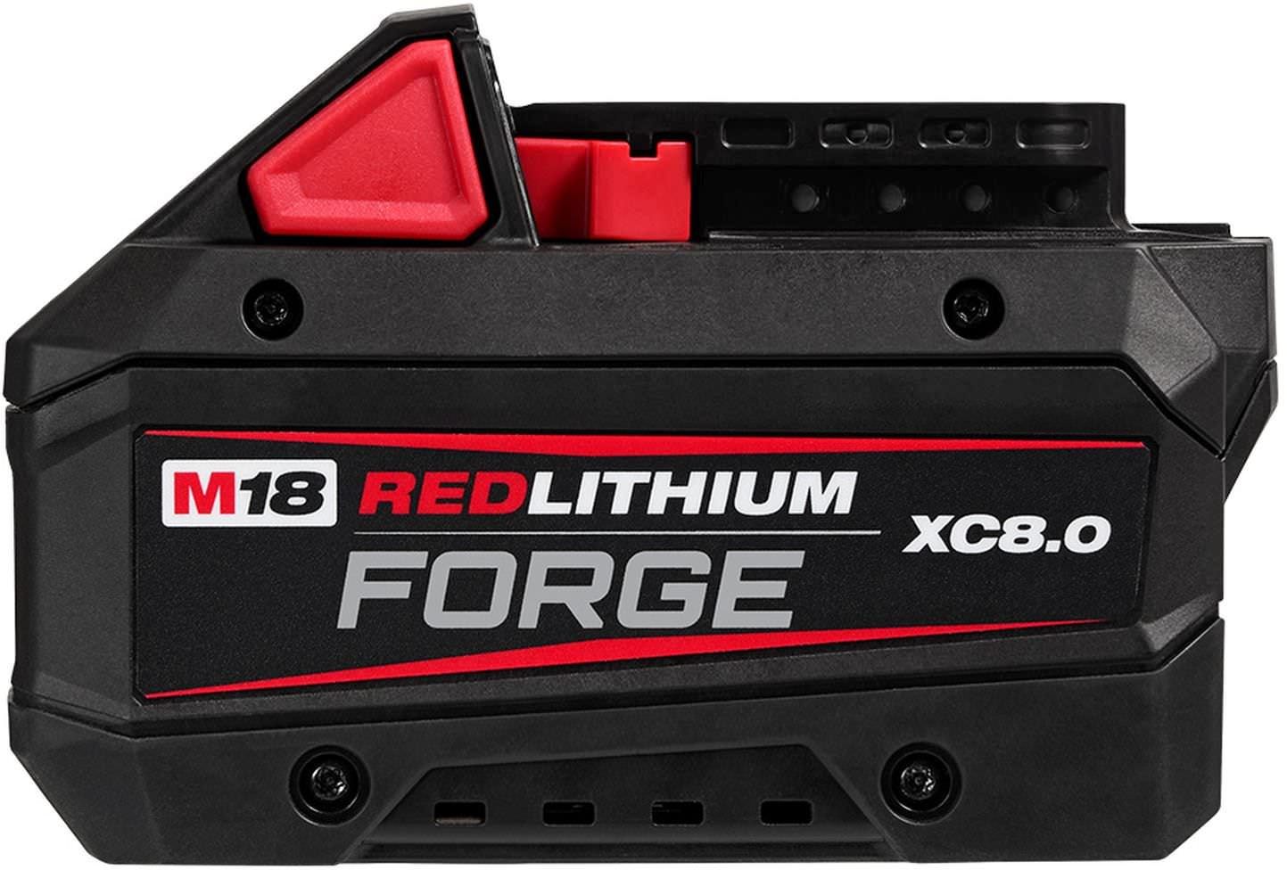 Milwaukee M18 REDLITHIUM FORGE HD12.0 Battery Pack with M18 REDLITHIUM FORGE XC8.0 Battery Pack