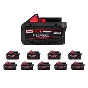Milwaukee 48-11-1883 M18 REDLITHIUM FORGE XC 8.0Ah Battery, 10-Pack