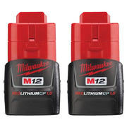 Milwaukee 48-11-2411 M12 REDLITHIUM Compact Battery 1.5Ah, 2-Pack