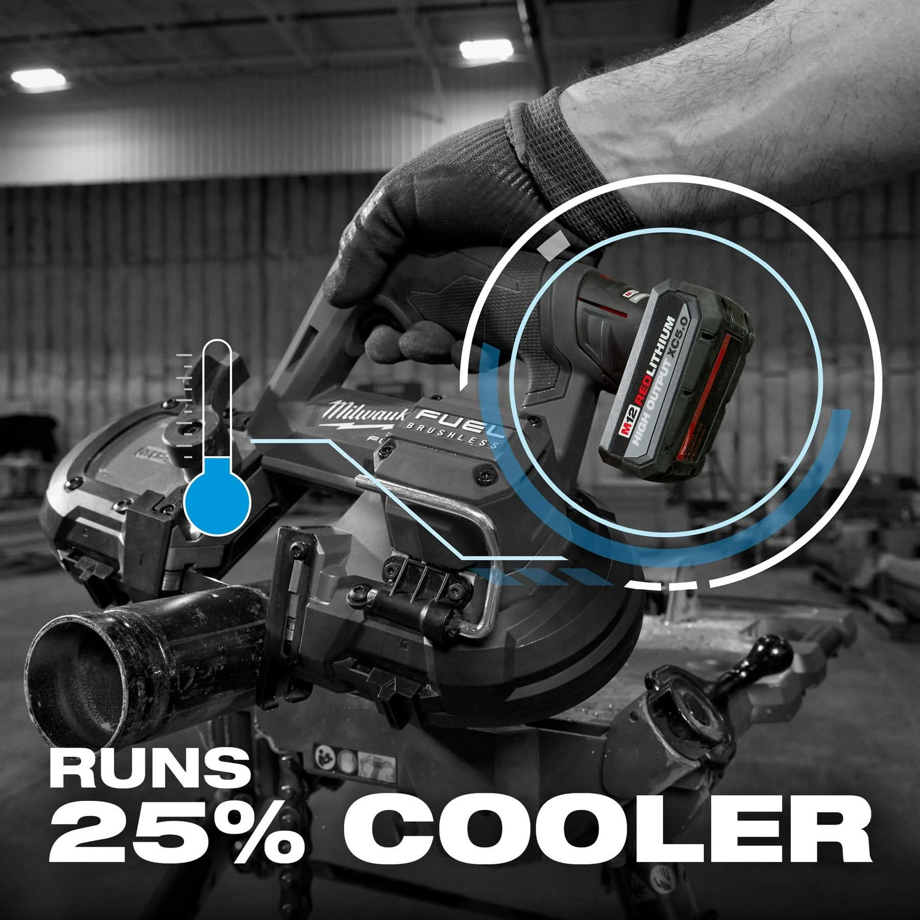 Milwaukee M12 REDLITHIUM XC 3.0Ah and XC 5.0Ah Battery, Variety 3-Pack