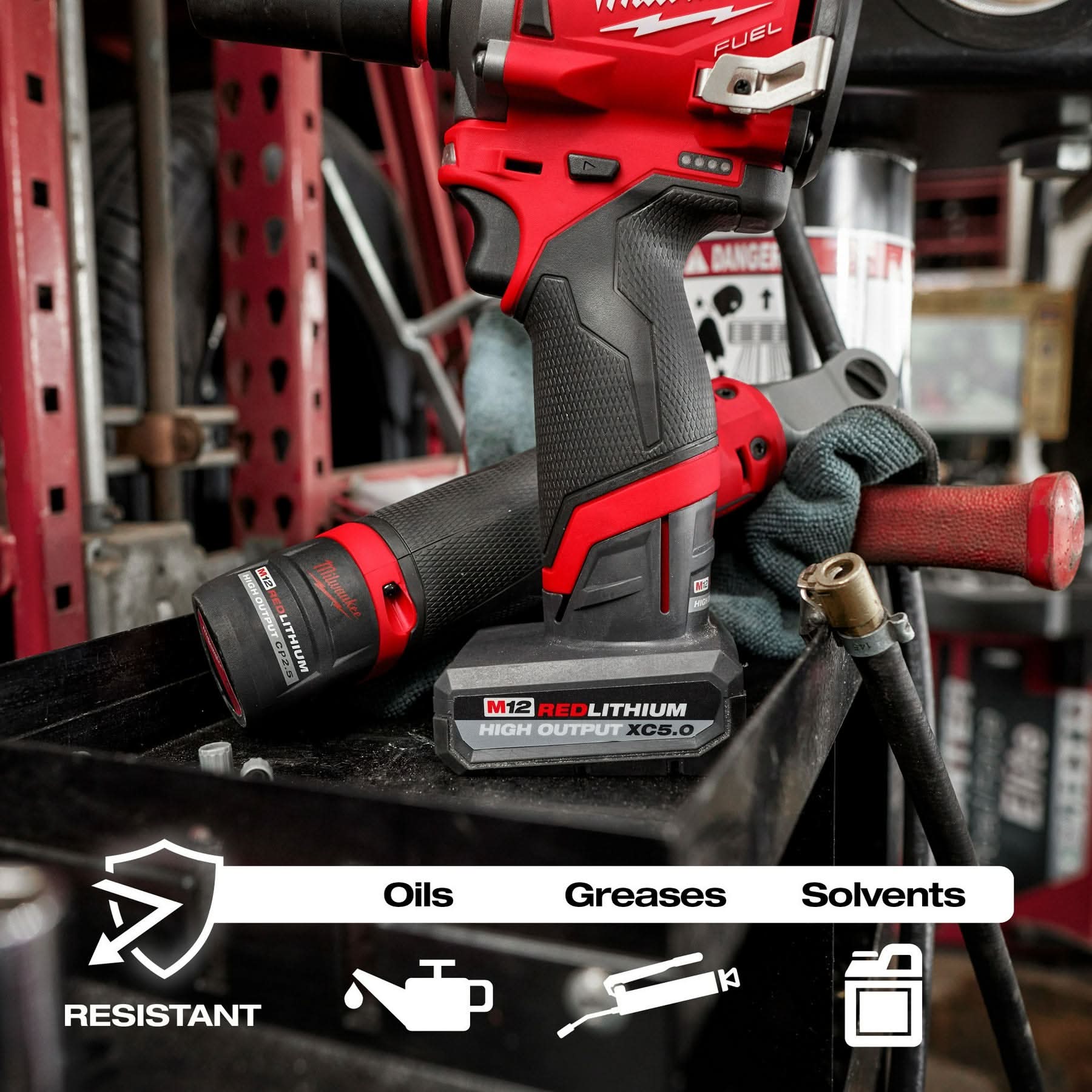 Milwaukee M12 REDLITHIUM XC 3.0Ah and XC 5.0Ah Battery, Variety 3-Pack