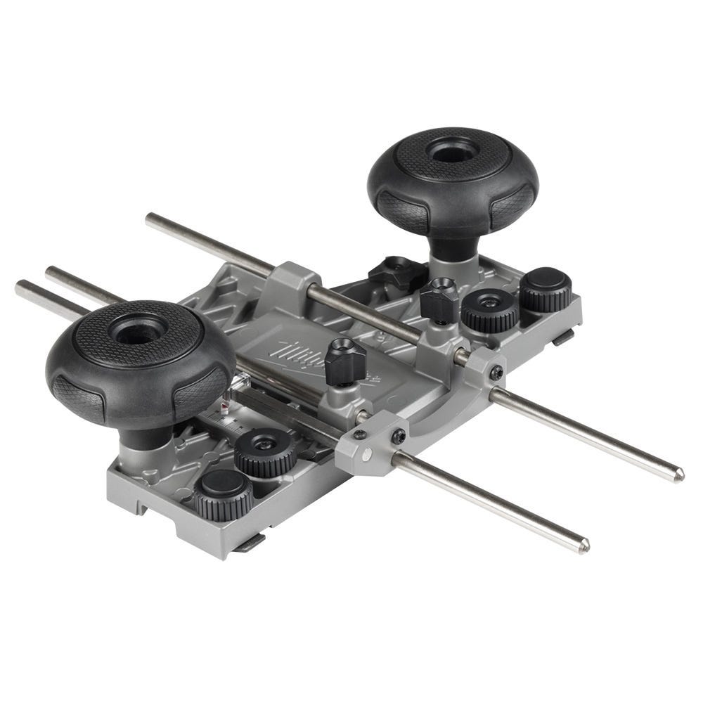 Milwaukee M18 FUEL 1/2-in. Cordless Router Multi-Base 6.0Ah Kit with Router Guide Rail Adapter