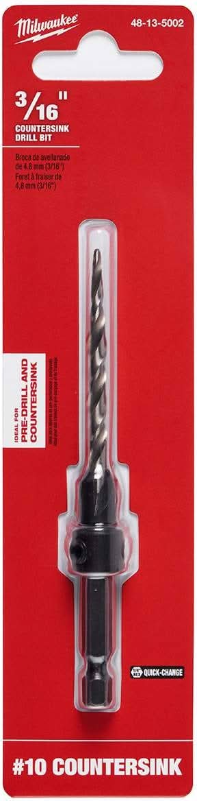 Milwaukee 48-13-5002 #10 Countersink with 3/16" Drill Bit