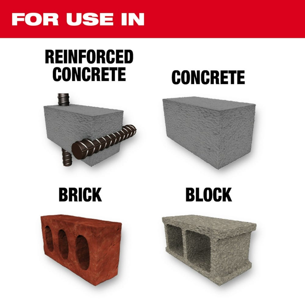 Milwaukee 48-20-3974 SDS MAX 4CT MX4 1-1/4" X 31" X 36"