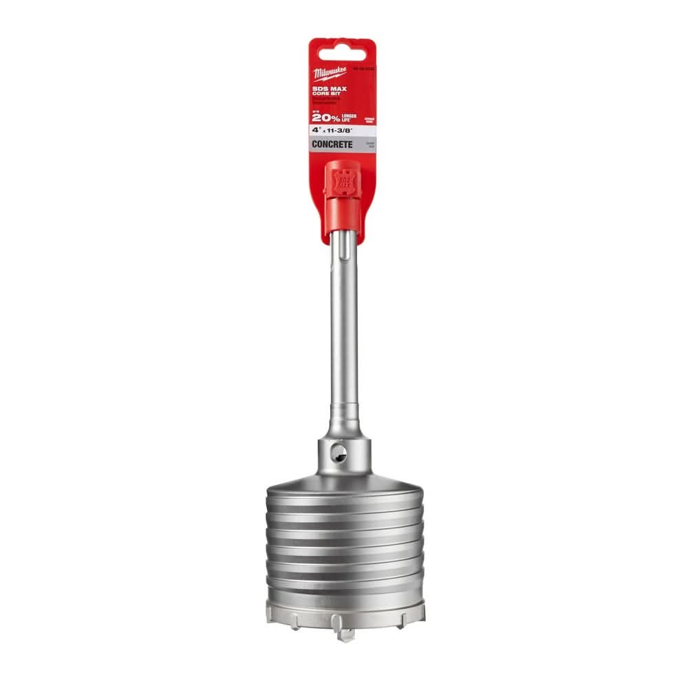 Milwaukee 48-20-5432 4" X 11-3/8" One Piece SDS-MAX Core Bit
