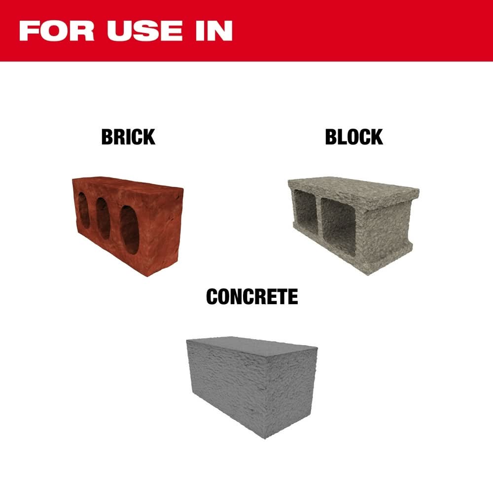 Milwaukee 48-20-7454 SDS-PLUS 2CT 3/8" x 10" x 12"