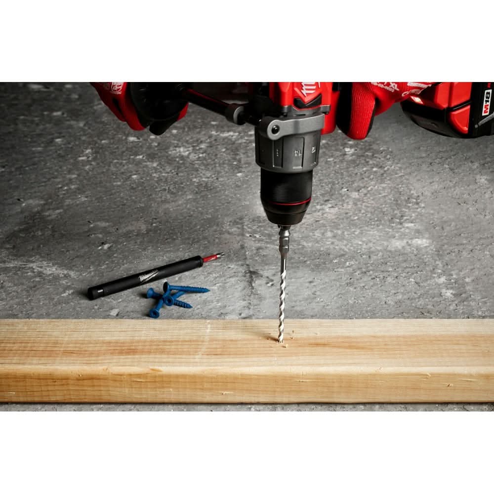 Milwaukee 48-20-8877 SHOCKWAVE Impact Duty Carbide Multi-Material Drill Bit Concrete Screw Install Set - 7PC