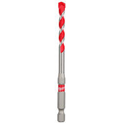 Milwaukee 48-20-9010 1/4" x 2" x 4" SHOCKWAVE Impact Duty Carbide Hammer Drill Bit