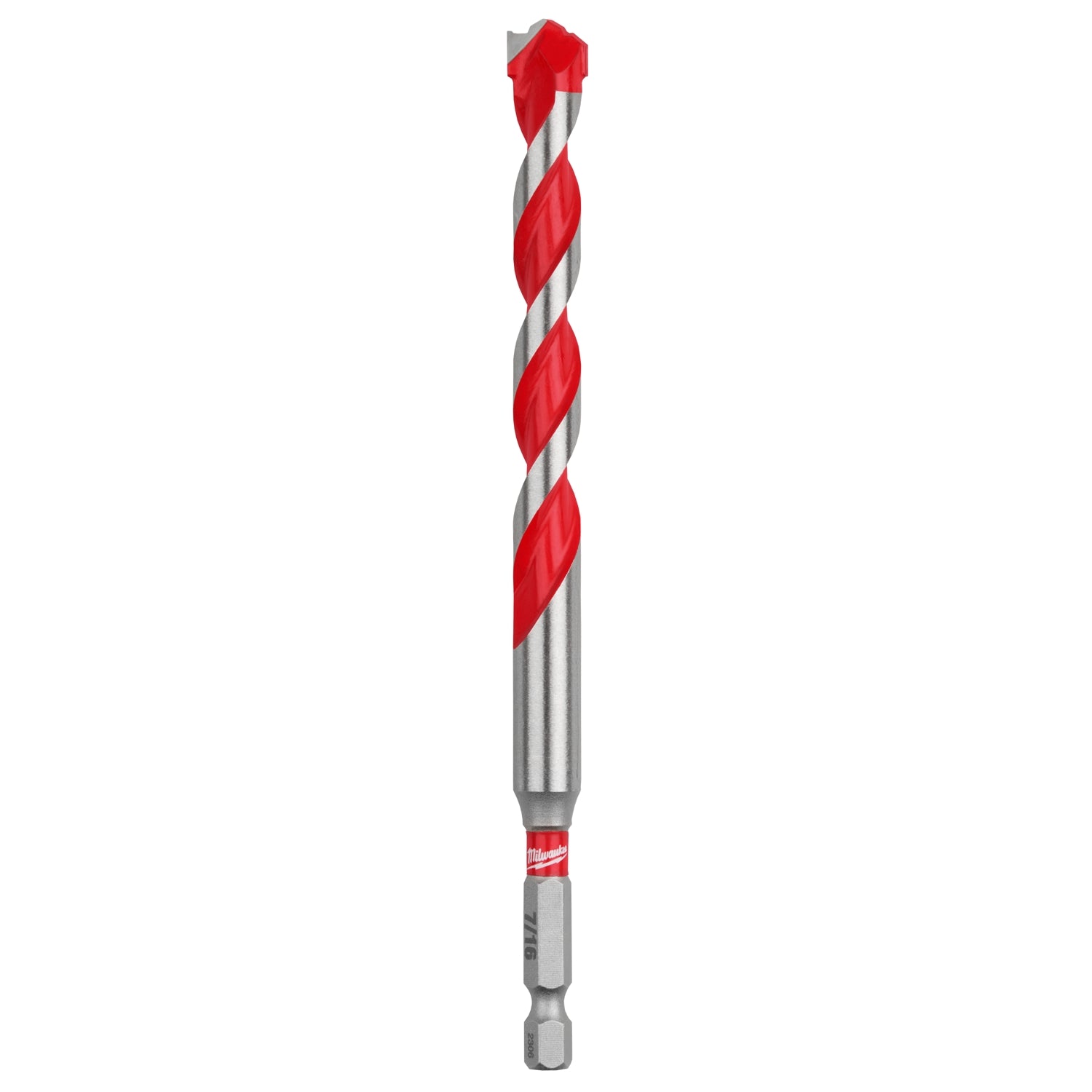 Milwaukee 48-20-9025 7/16" x 4" x 6" SHOCKWAVE Impact Duty Carbide Hammer Drill Bit with POWER TIP