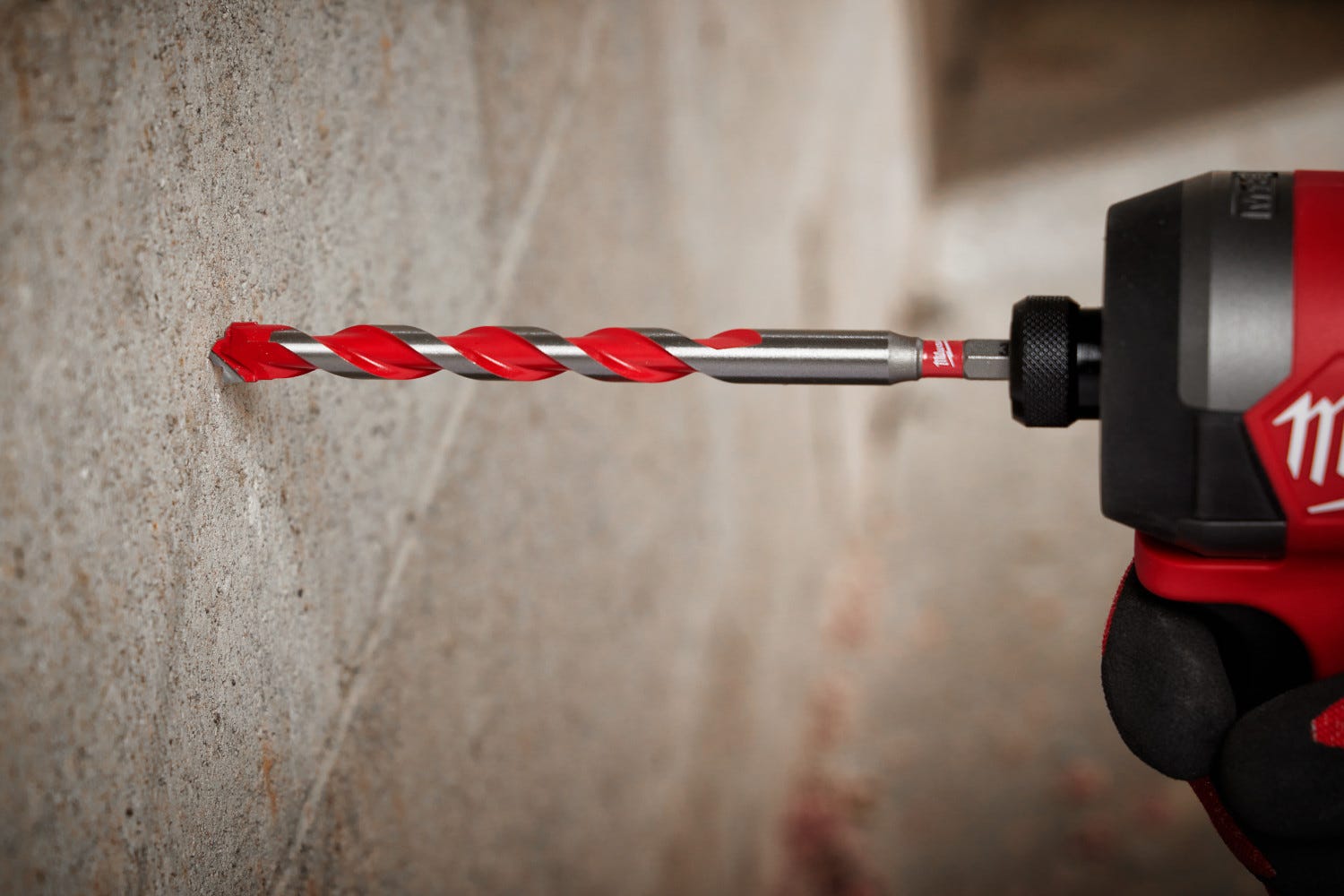 Milwaukee 48-20-9025 7/16" x 4" x 6" SHOCKWAVE Impact Duty Carbide Hammer Drill Bit with POWER TIP